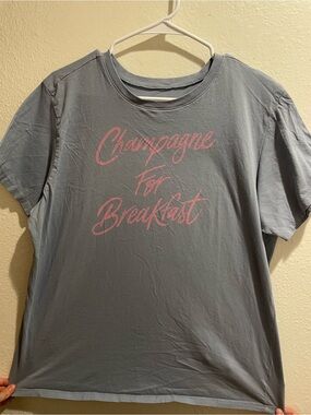 🥂 Torrid | ‘Champagne For Breakfast’ Oversized Heritage Jersey Tee 🩷